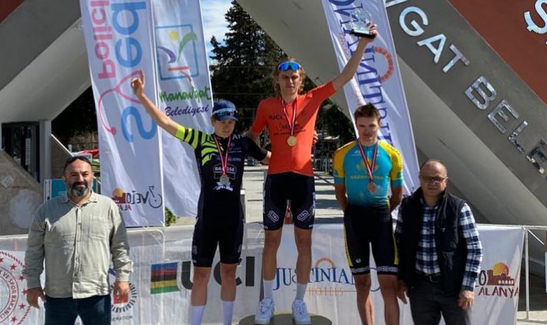 Казахстанец Алексей Ваганов стал 3-м в общем зачете международной велогонки в Турции