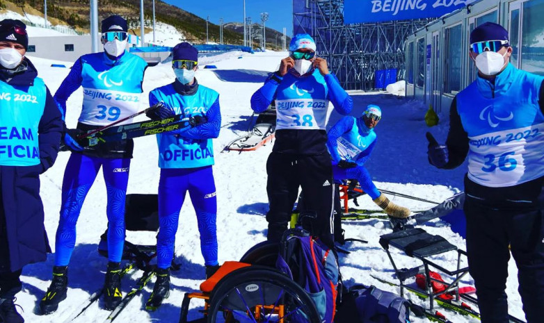 Фоторепортаж с тренировки казахстанских паралимпийцев в преддверии Игр-2022 в Пекине