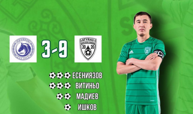 «Атырау» разгромил «Окжетпес» в матче чемпионата Казахстана 