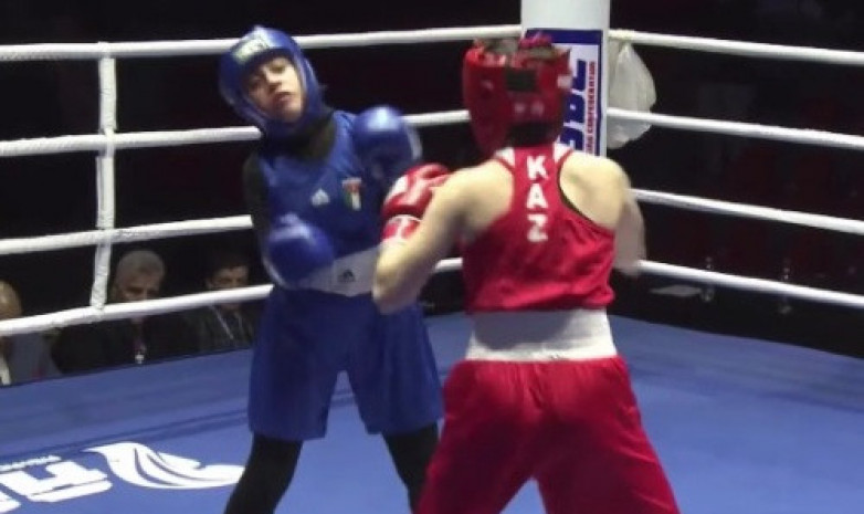 Казахстанская спортсменка проиграла в первом бою за «золото» чемпионата Азии по боксу среди молодежи и юниоров 
