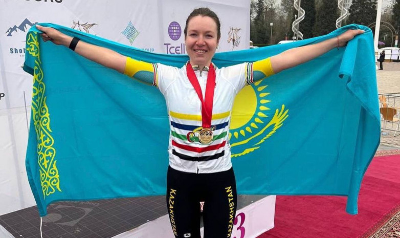 Казахстанская велосипедистка стала чемпионкой Азии в «разделке» 