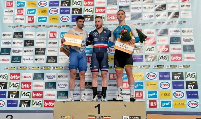 Казахстанский велогонщик Чугай стал бронзовым призером турнира в Бельгии