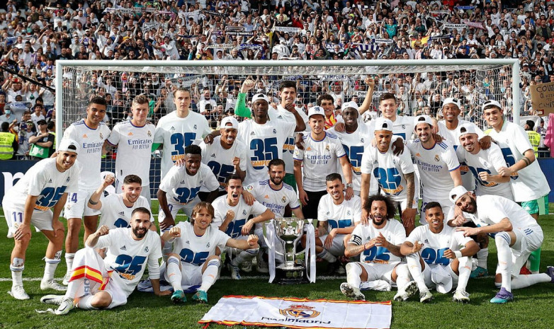 «Реал» Испания чемпионатын 35-мәрте жеңіп алды