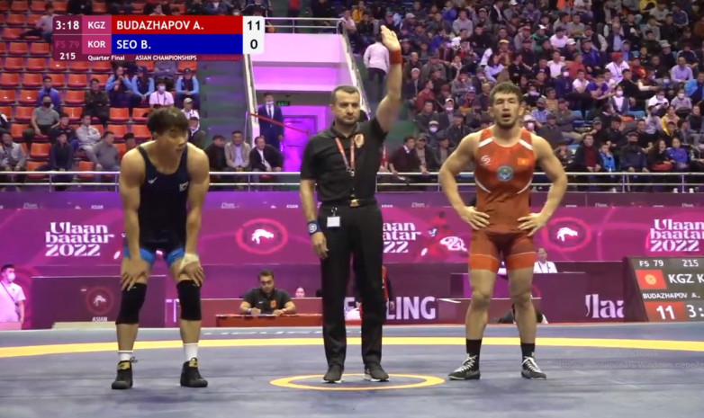 Чемпионат Азии: Арсалан Будажапов вышел в полуфинал