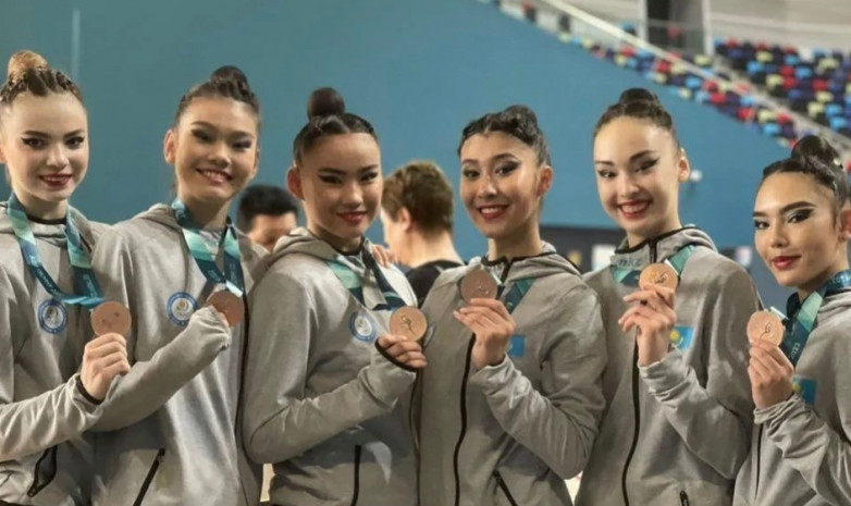 Сборная Казахстана завоевала «бронзу» этапа Кубка мира по художественной гимнастике  в Баку 