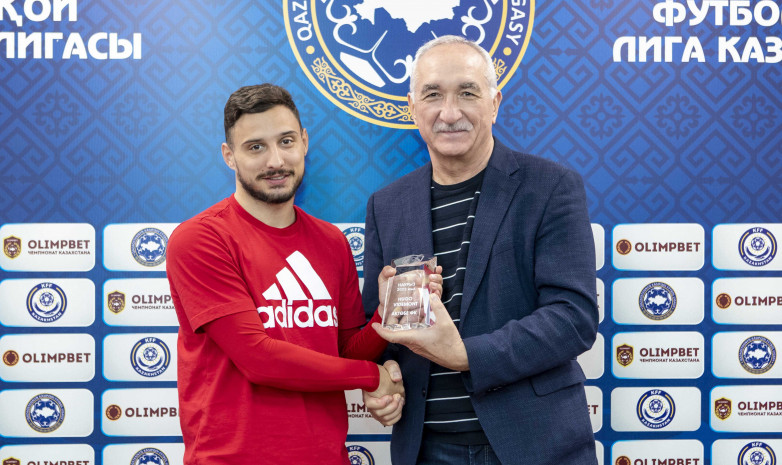  В ПФЛК наградили автора лучшего гола марта сезона 2022 года Уго Видемонта
