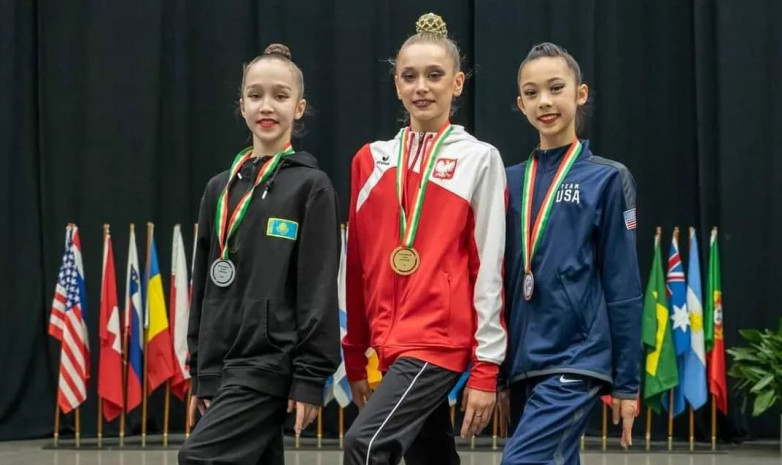 Казахстанские гимнастки завоевали две медали на международном турнире в Португалии