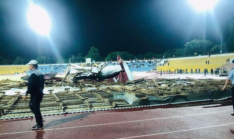 Полиция сделала официальное заявление по факту обрушения крыши на стадионе в Шымкенте