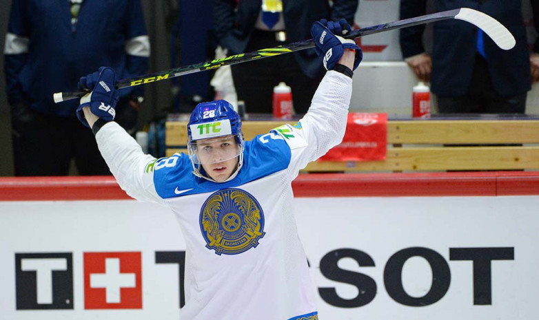 Валерий Орехов стал лучшим бомбардиром Казахстана на ЧМ-2022 по хоккею