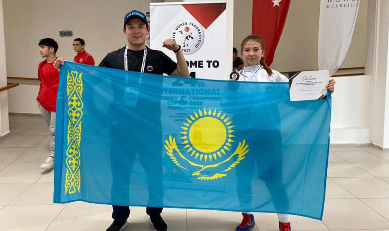 Казахстанская спортсменка завоевала бронзовую медаль на международном турнире по видам борьбы в Турции 