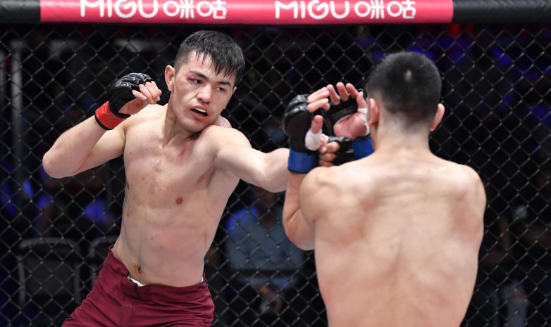 Казах из Китая молниеносной победой нокаутом дебютировал в UFC