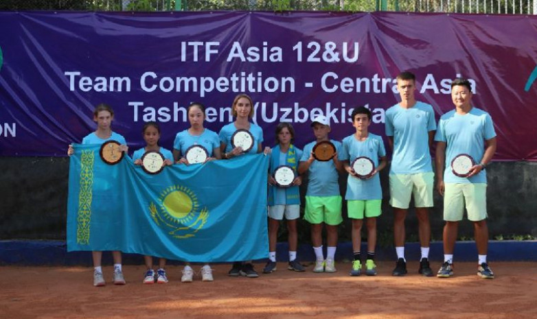 Юные казахстанцы прошли в финальный этап чемпионата Азии по теннису