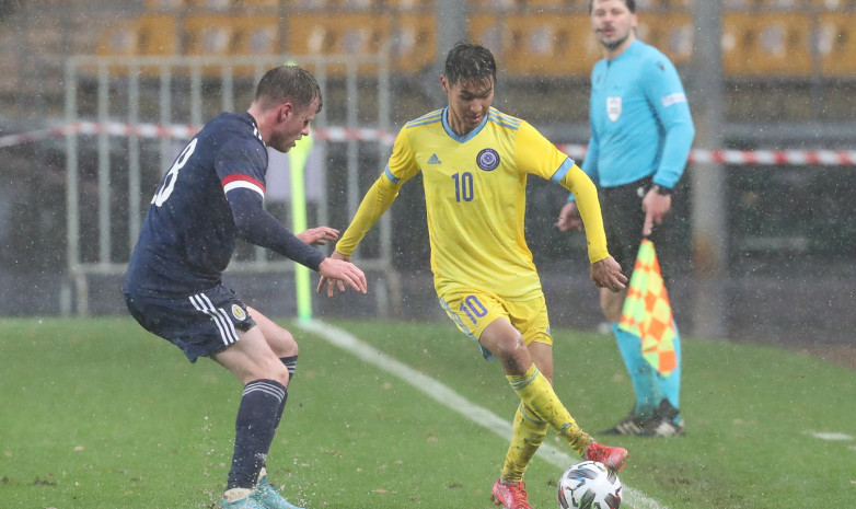 Молодежная сборная Казахстана всухую уступила Дании в матче отбора на Евро-2023 