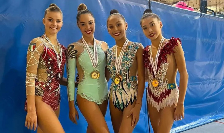 Казахстанские гимнастки-«художницы» завоевали три медали на международном турнире в Венгрии