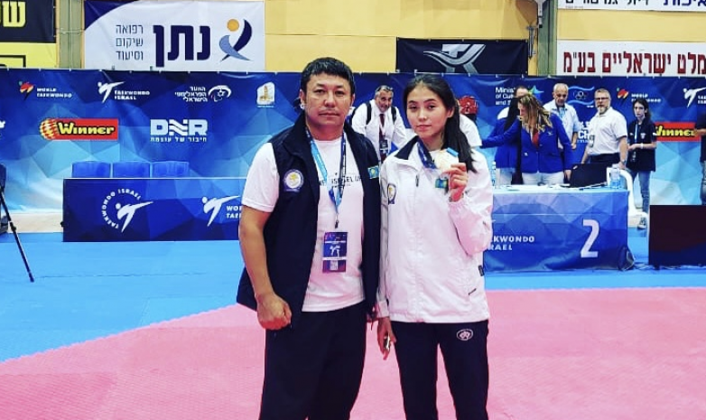 Казахстанская таеквондистка завоевала «бронзу» на международном турнире в Израиле 