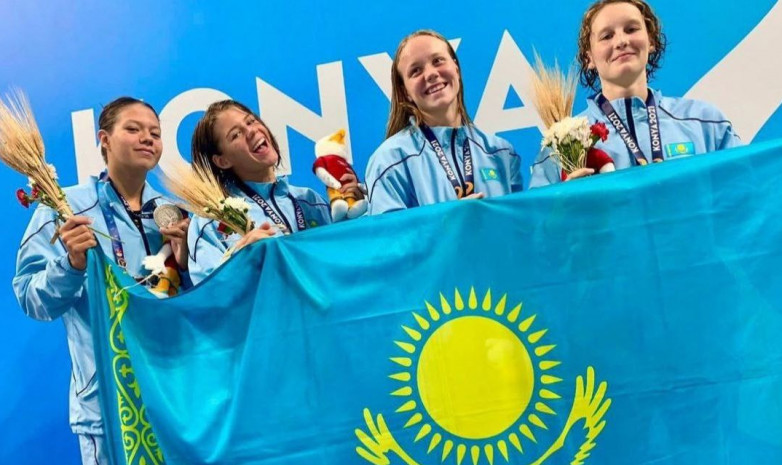 Казахстанские пловцы добыли еще два комплекта медалей на Исламских играх