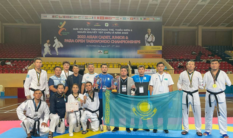 Пара таеквондисты завоевали 7 медалей на открытом чемпионате Азии