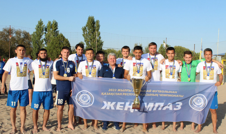 Определен чемпион Казахстана по пляжному футболу