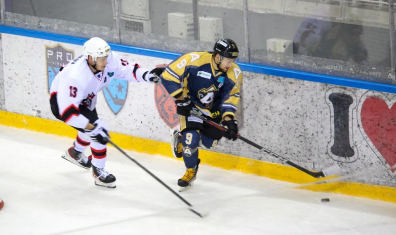 Прямая трансляция матчей чемпионата Казахстана по хоккею за 12 сентября