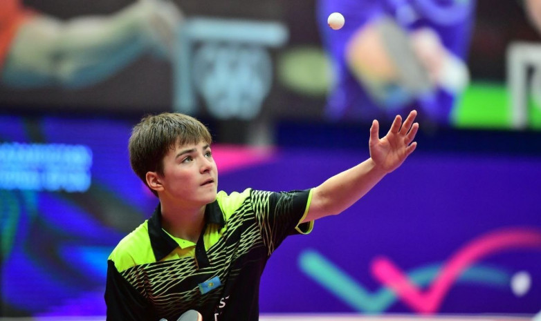 Казахстанский спортсмен завоевал историческую медаль на ЧА по настольному теннису