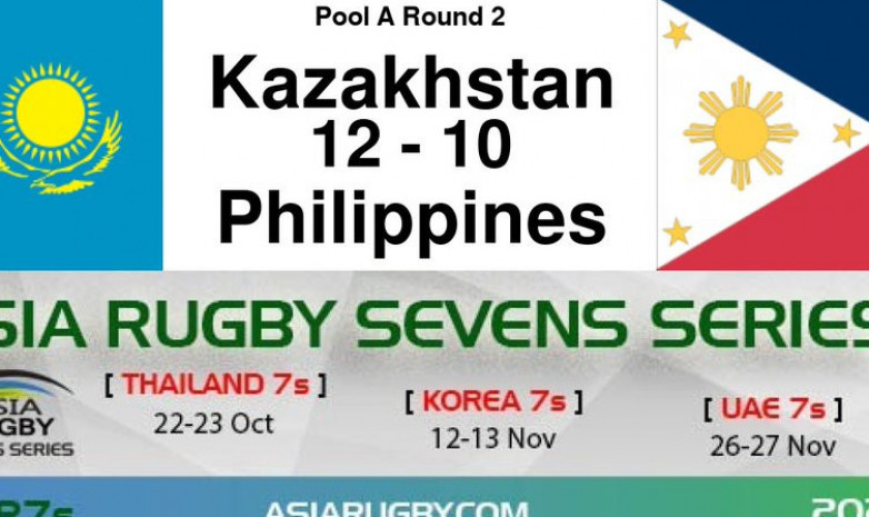 Казахстан одержал победу над Филиппинами в матче Азиатской серии по регби-7