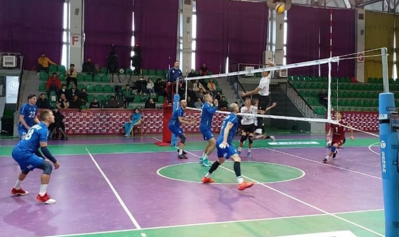 Результаты пятого дня 1-го тура мужского чемпионата Казахстана по волейболу