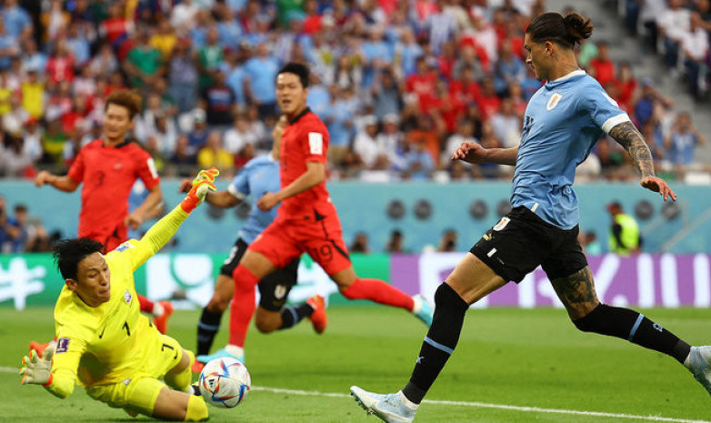 Уругвай и Южная Корея не забили голов в матче ЧМ-2022