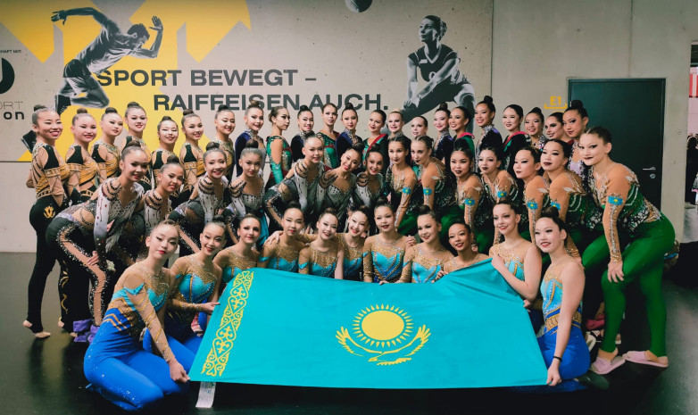 Казахстанки добились исторического успеха на ЧМ по эстетической групповой гимнастике