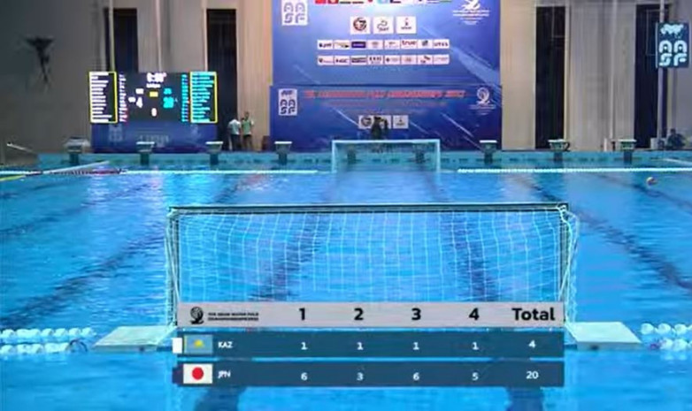 Мужская сборная Казахстана уступила японским спортсменам в чемпионате Азии по водному поло