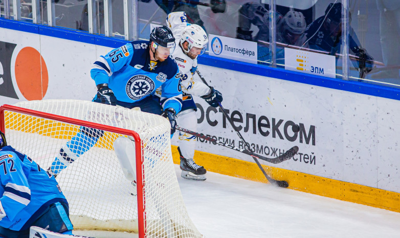 КХЛ представила статистику противостояний «Сибири» и «Барыса» перед матчем в Новосибирске