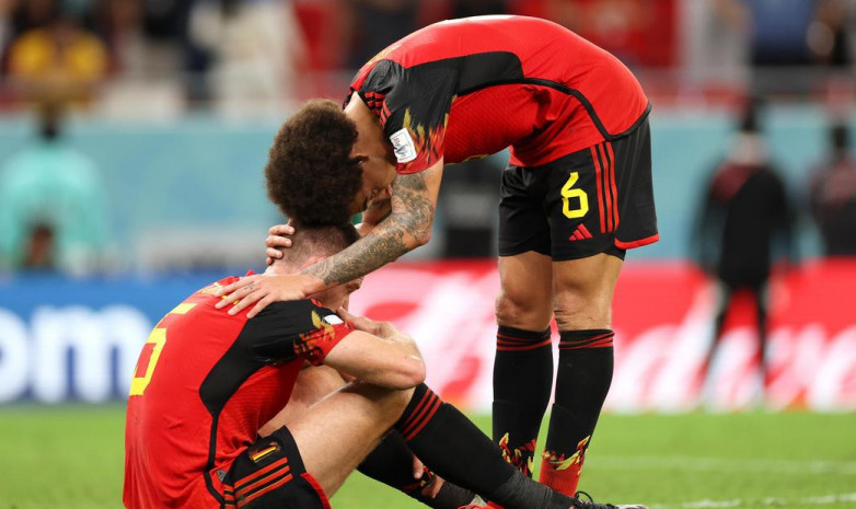 Игроки сборной Бельгии расплакались из-за ухода Мартинеса и вылета с чемпионата мира