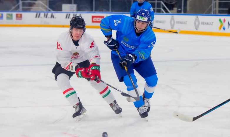Появилось видео из раздевалки сборной Казахстана после первой победы на ЧМ по хоккею