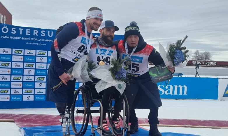 Пара лыжник Ербол Хамитов завоевал еще одну медаль на чемпионате мира в Швеции