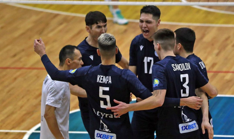 Результаты и видеообзор матчей третьего дня 4-го тура мужского чемпионата Казахстана по волейболу