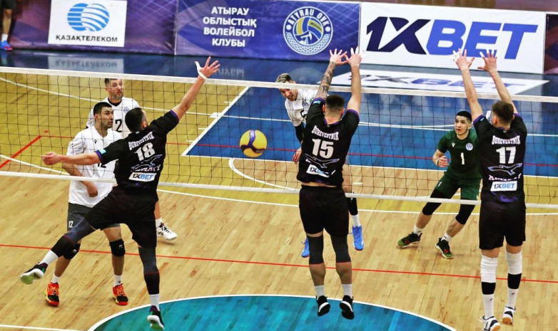 Результаты матчей второго дня 4-го тура мужского чемпионата Казахстана по волейболу