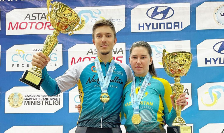 В Астане определились победители национальных соревнований по велоспорту на треке