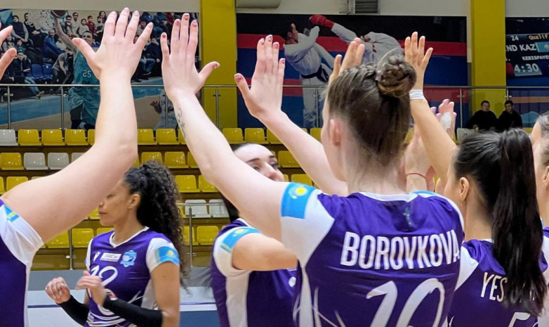 Прямая трансляция матчей второго дня 4-го тура женского чемпионата Казахстана по волейболу