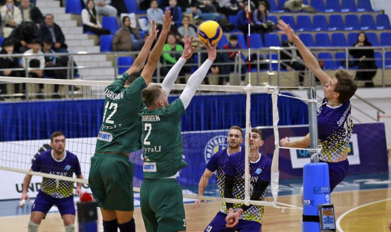 Прямая трансляция матчей третьего дня 4-го тура мужского чемпионата Казахстана по волейболу