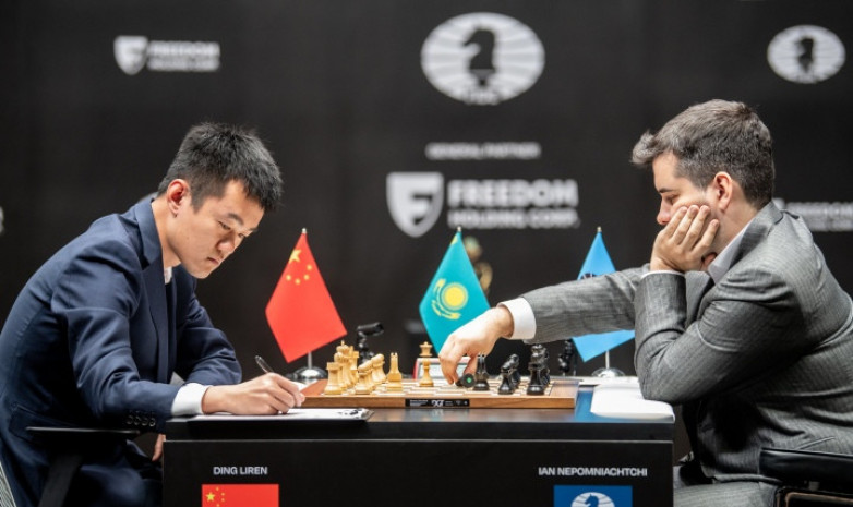 Прямая трансляция седьмой партии матча за титул чемпиона мира по шахматам в Астане