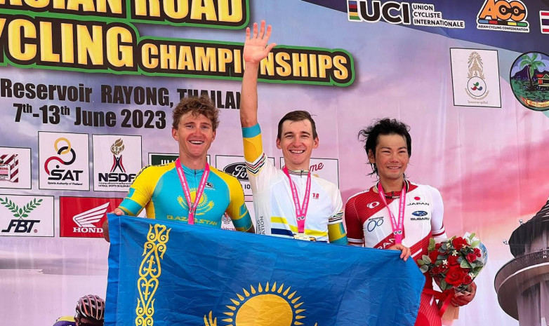 Казахстанский гонщик «Астаны» завоевал «золото» в групповой гонке на чемпионате Азии