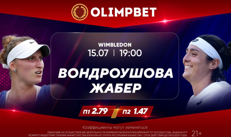 Коэффициенты Olimpbet на сенсационной финал Уимблдона