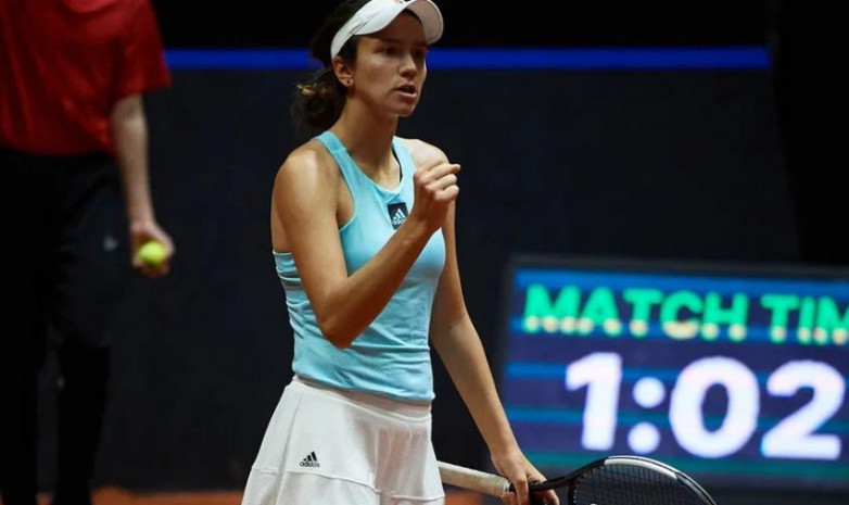 Лучшая теннисистка Казахстана в парах вышла в полуфинал WTA-250 в Гамбурге