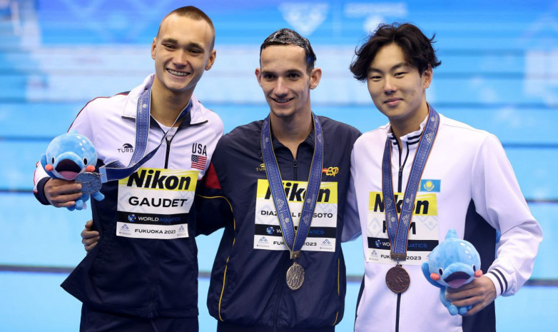 Казахстанский синхронист впервые занял третье место на ЧМ по водным видам спорта 