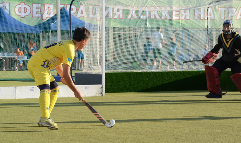 Сборная Казахстана по хоккею на траве разгромила Армению на II Играх СНГ