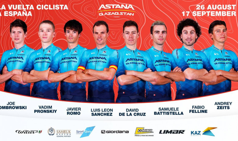 «Астана» объявила состав на легендарную гонку «Вуэльта Испании»  