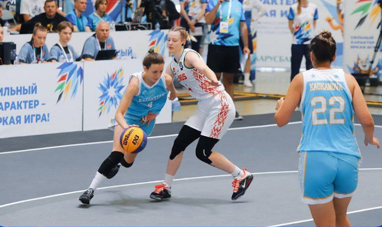 Женская сборная Казахстана по баскетболу 3x3 вышла в плей-офф на Играх стран СНГ 