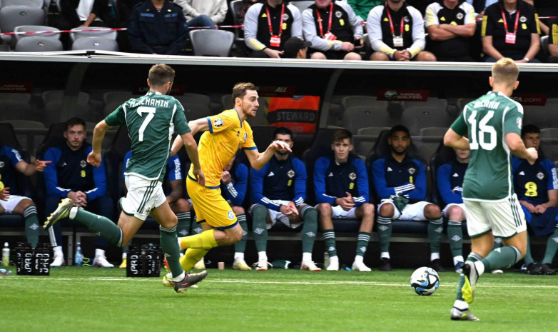 Фоторепортаж с матча отбора на Евро-2024 Казахстан — Северная Ирландия