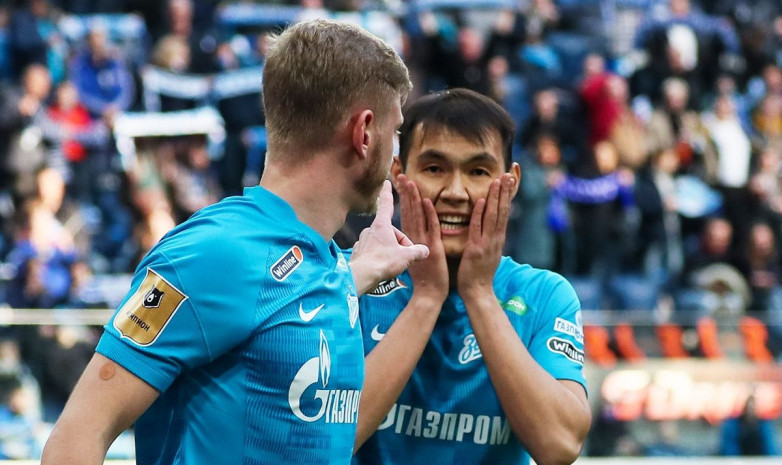 Казахстанский защитник «Зенита» признан лучшим игроком матча РПЛ с «Краснодаром»