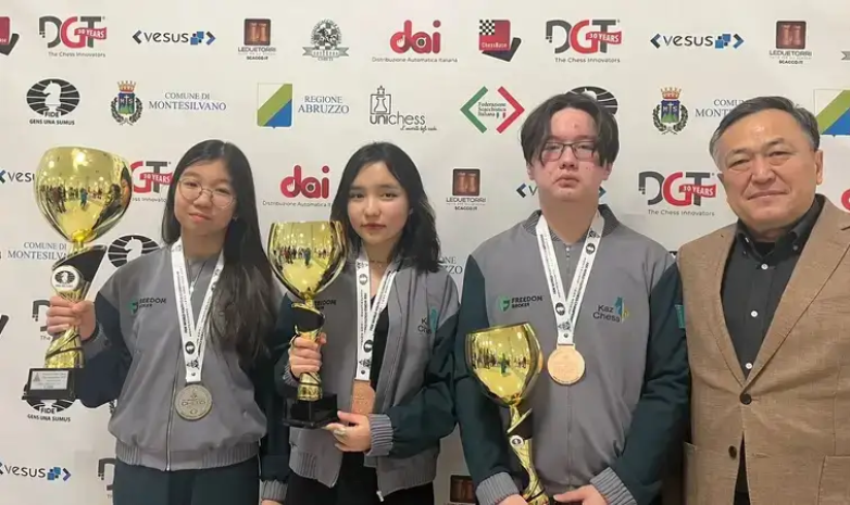 Қазақстанның жас шахматшылары әлем чемпионатында үш медаль жеңіп алды