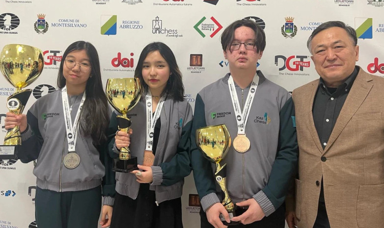 Казахстанские шахматисты завоевали три медали в Италии 